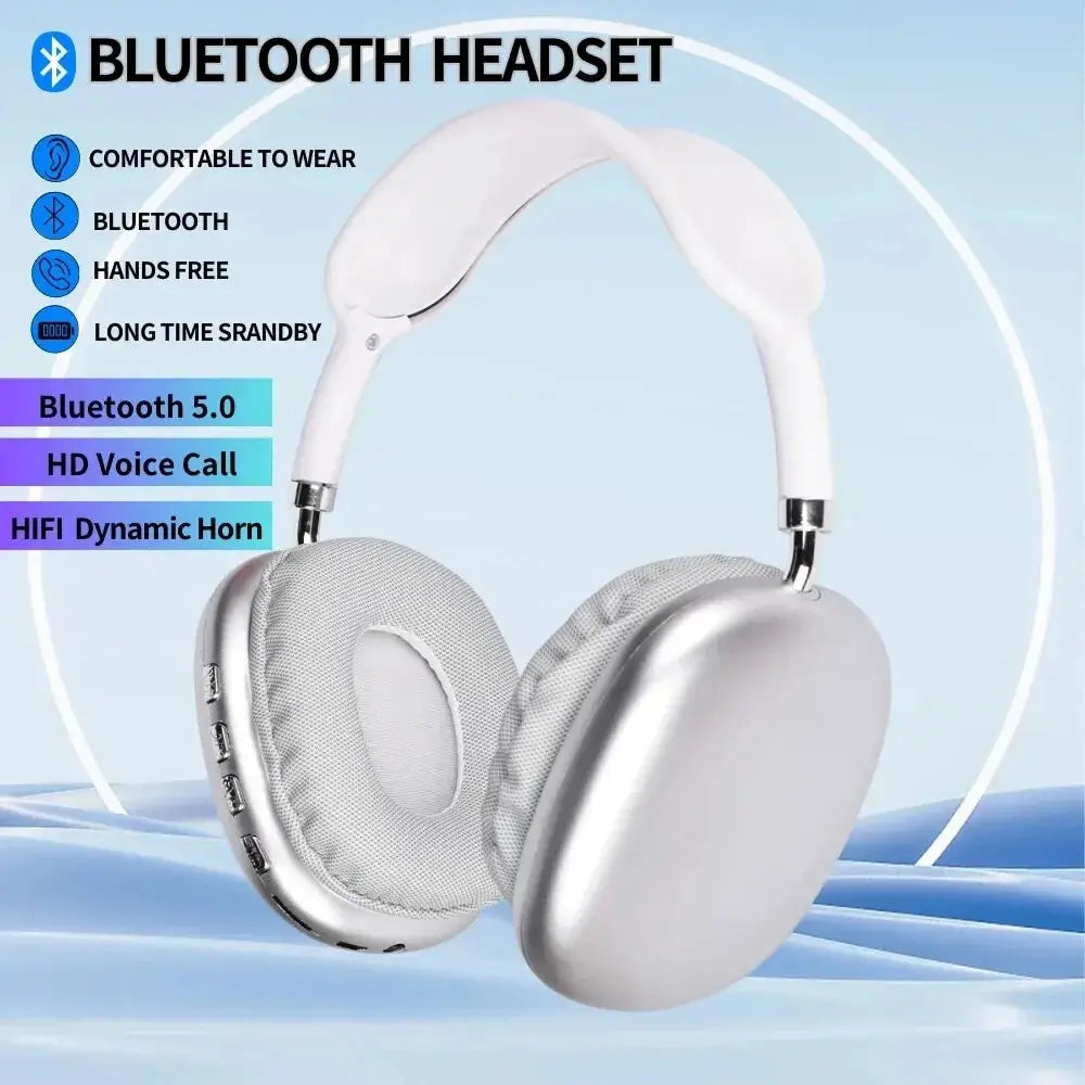 Audífonos Bluetooth Over-Ear Briame | Sonido Estéreo, Micrófono y Cancelación de Ruido – Para Gaming, Música y Deporte