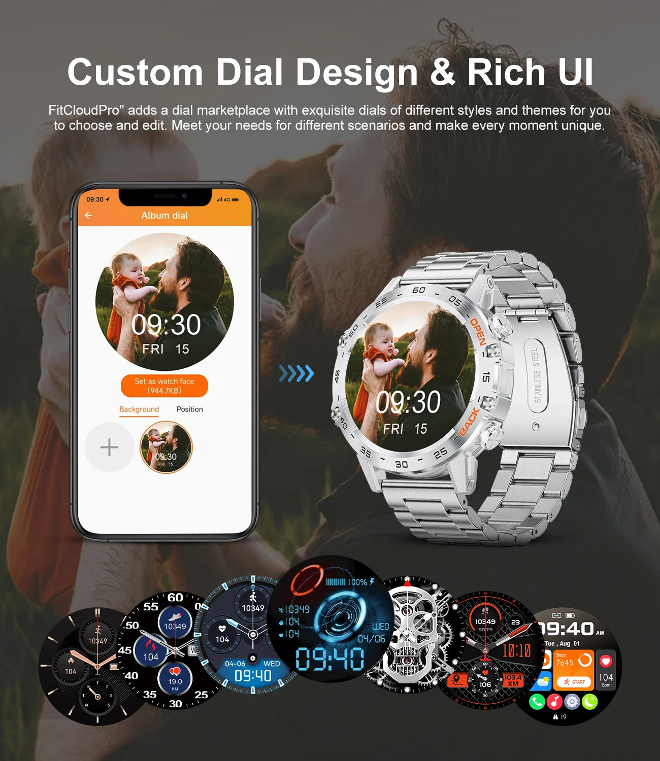LIGE New1 | Smartwatch 1.39″ con Llamadas Bluetooth – Tu Compañero Fitness & Estilo