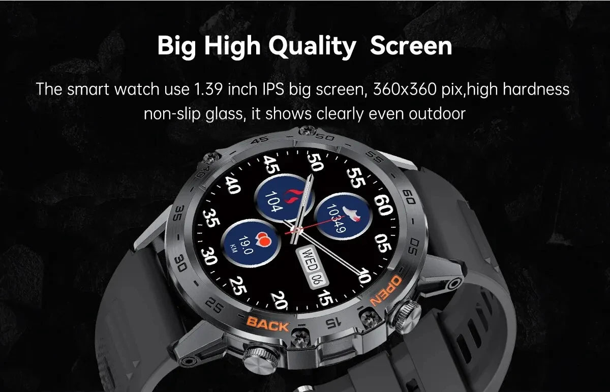 LIGE New1 | Smartwatch 1.39″ con Llamadas Bluetooth – Tu Compañero Fitness & Estilo