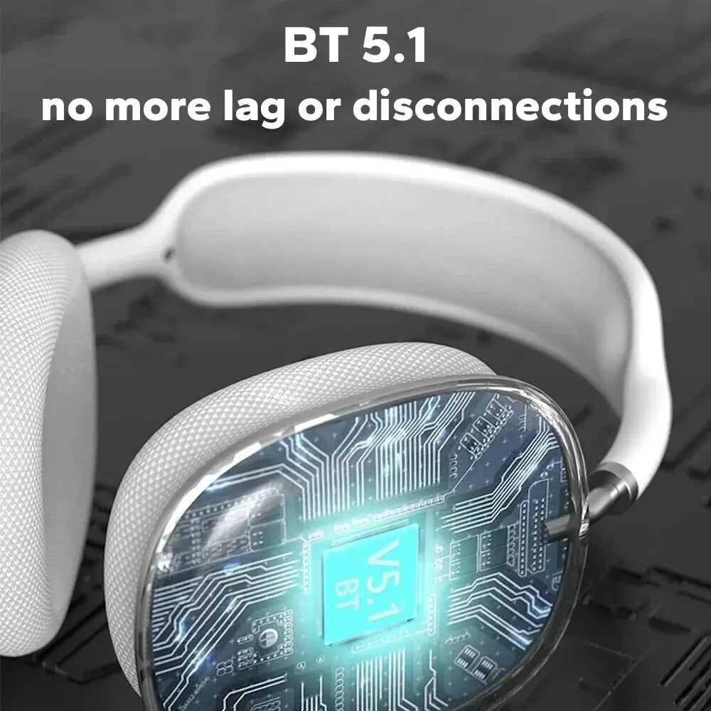 Audífonos Bluetooth Over-Ear Briame | Sonido Estéreo, Micrófono y Cancelación de Ruido – Para Gaming, Música y Deporte