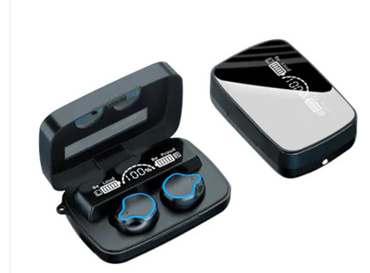 Audífonos Bluetooth M30: ¡Tus Oídos, Tu Música! Audífonos In-Ear con Power Bank para que la música no pare nunca.