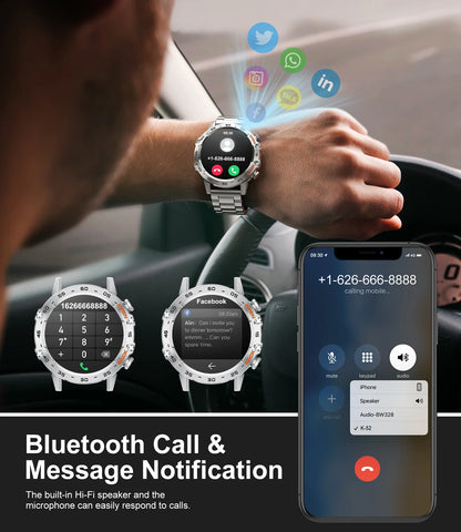LIGE New1 | Smartwatch 1.39″ con Llamadas Bluetooth – Tu Compañero Fitness & Estilo