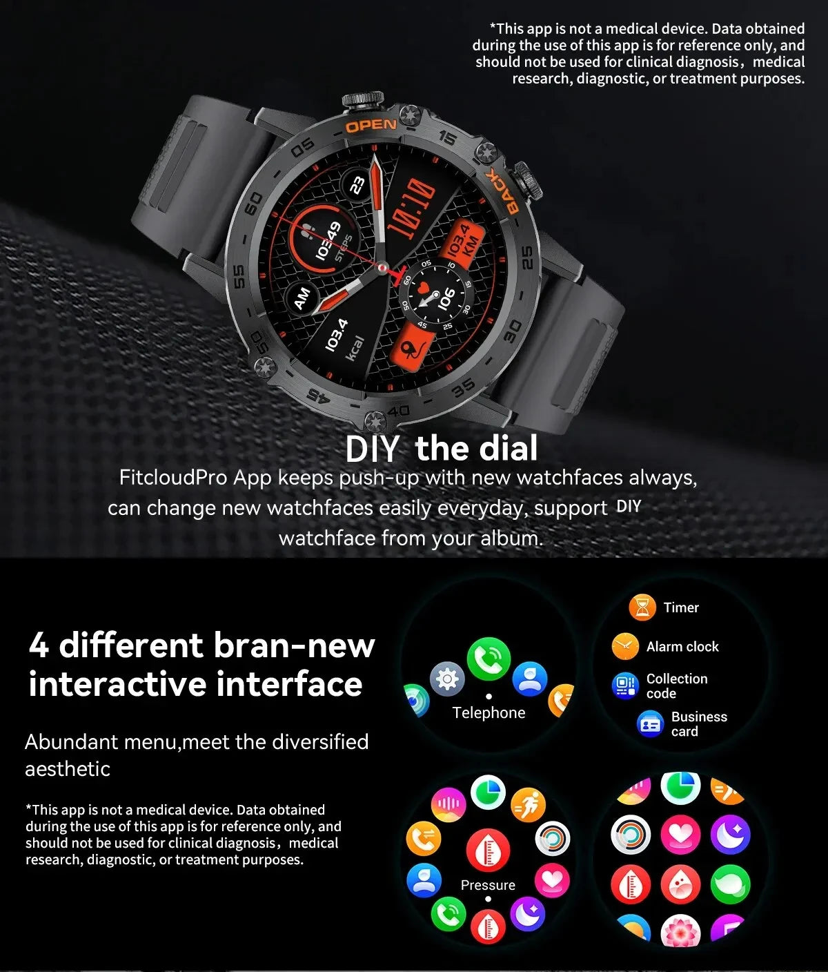 LIGE New1 | Smartwatch 1.39″ con Llamadas Bluetooth – Tu Compañero Fitness & Estilo