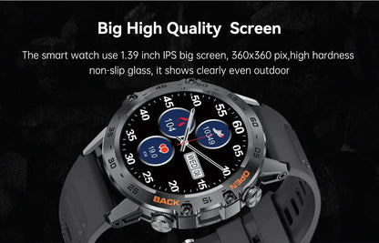 LIGE New1 | Smartwatch 1.39″ con Llamadas Bluetooth – Tu Compañero Fitness & Estilo