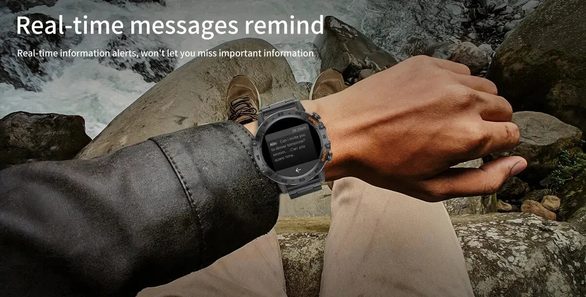 LIGE New1 | Smartwatch 1.39″ con Llamadas Bluetooth – Tu Compañero Fitness & Estilo