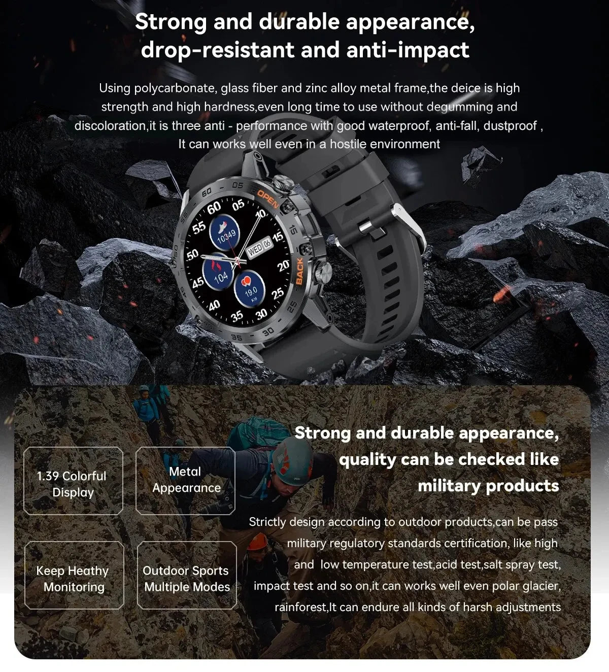LIGE New1 | Smartwatch 1.39″ con Llamadas Bluetooth – Tu Compañero Fitness & Estilo